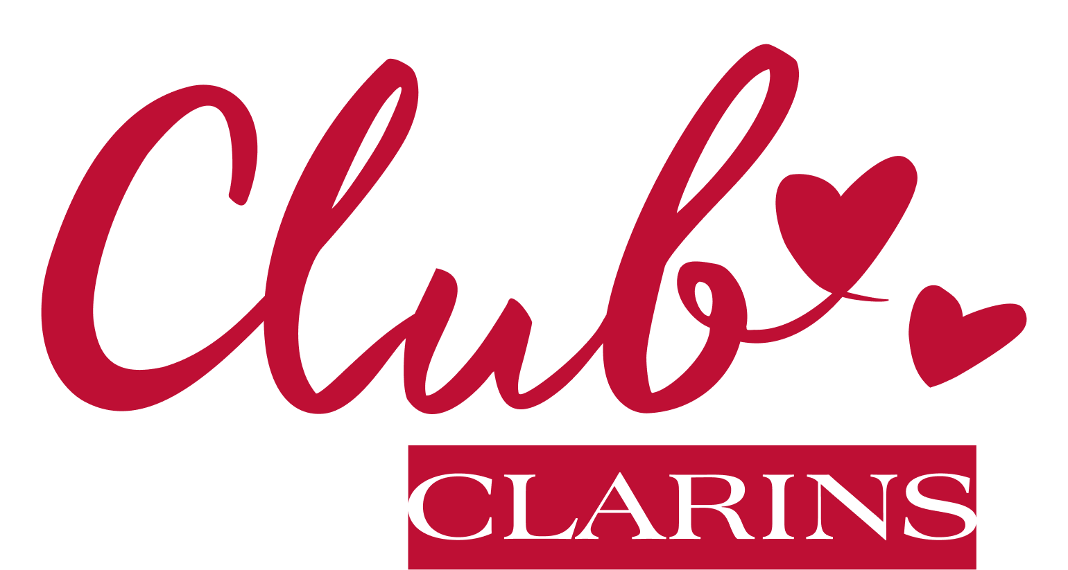 Club Clarins red logo